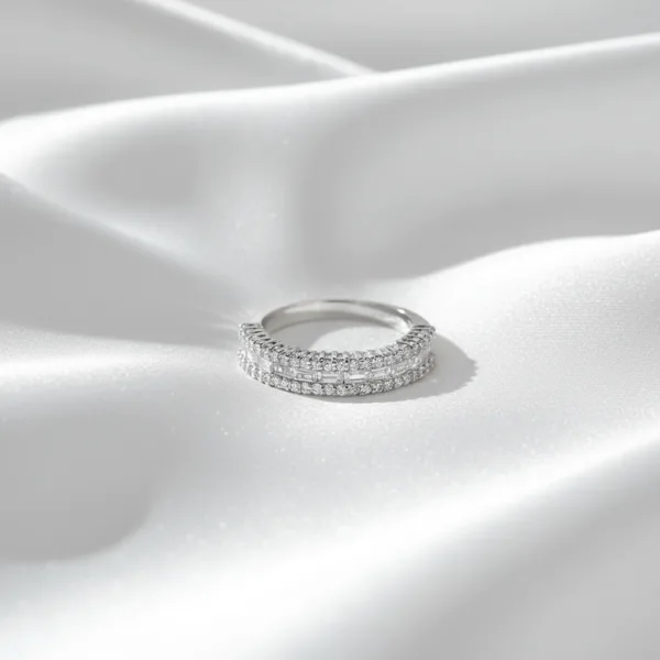 Luminary Baguette Eternity Band