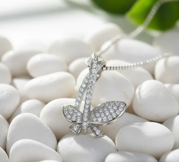 Fluttering Pavé Butterfly