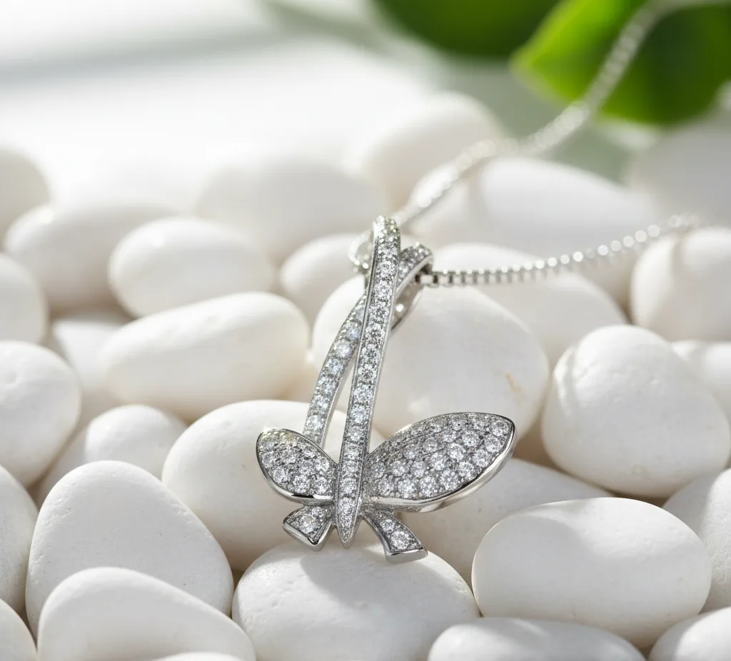 Fluttering Pavé Butterfly