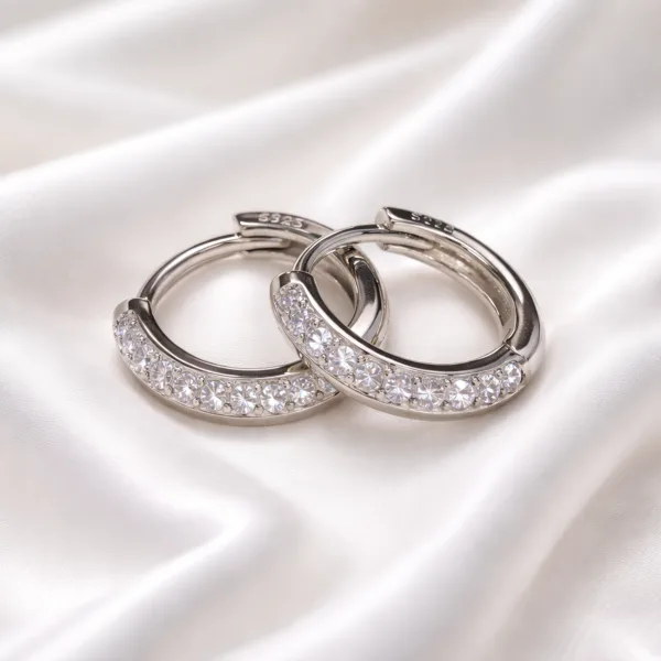 Eternal Huggie Hoops