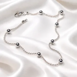 Silver Sphere Link Chain