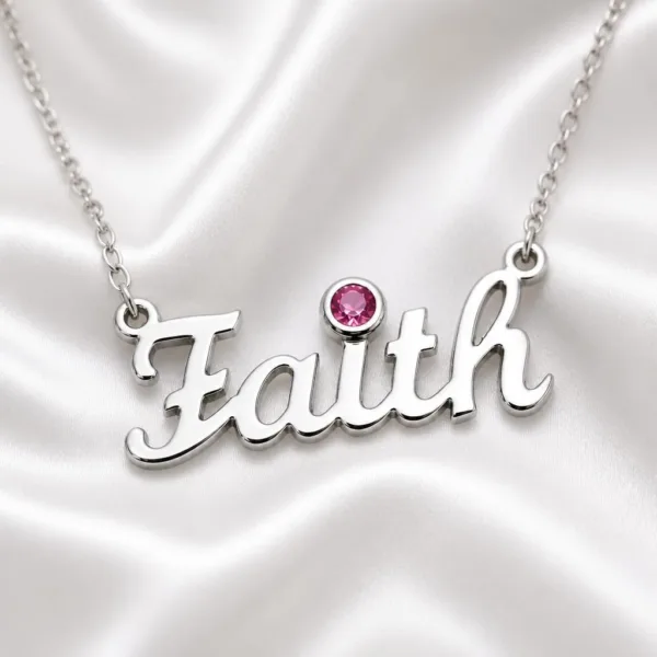Sterling Silver Custom Name Pendant